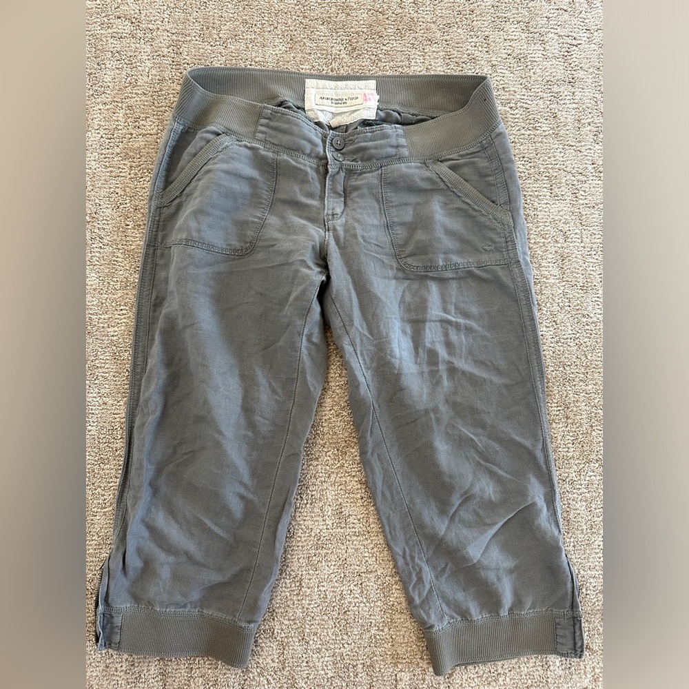 Vintage Abercrombie and Fitch Linen Capris